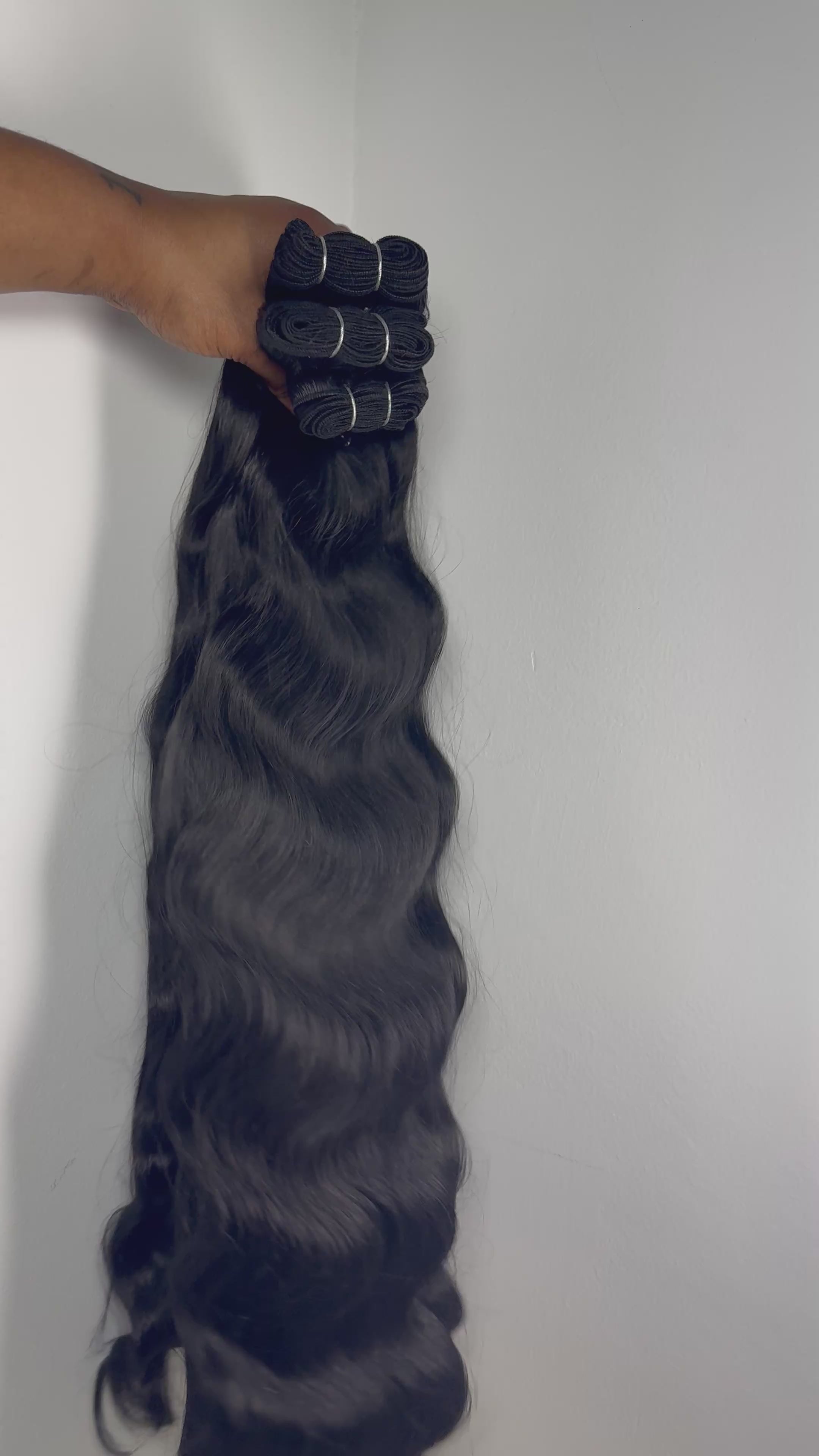 Bundles wavy noire