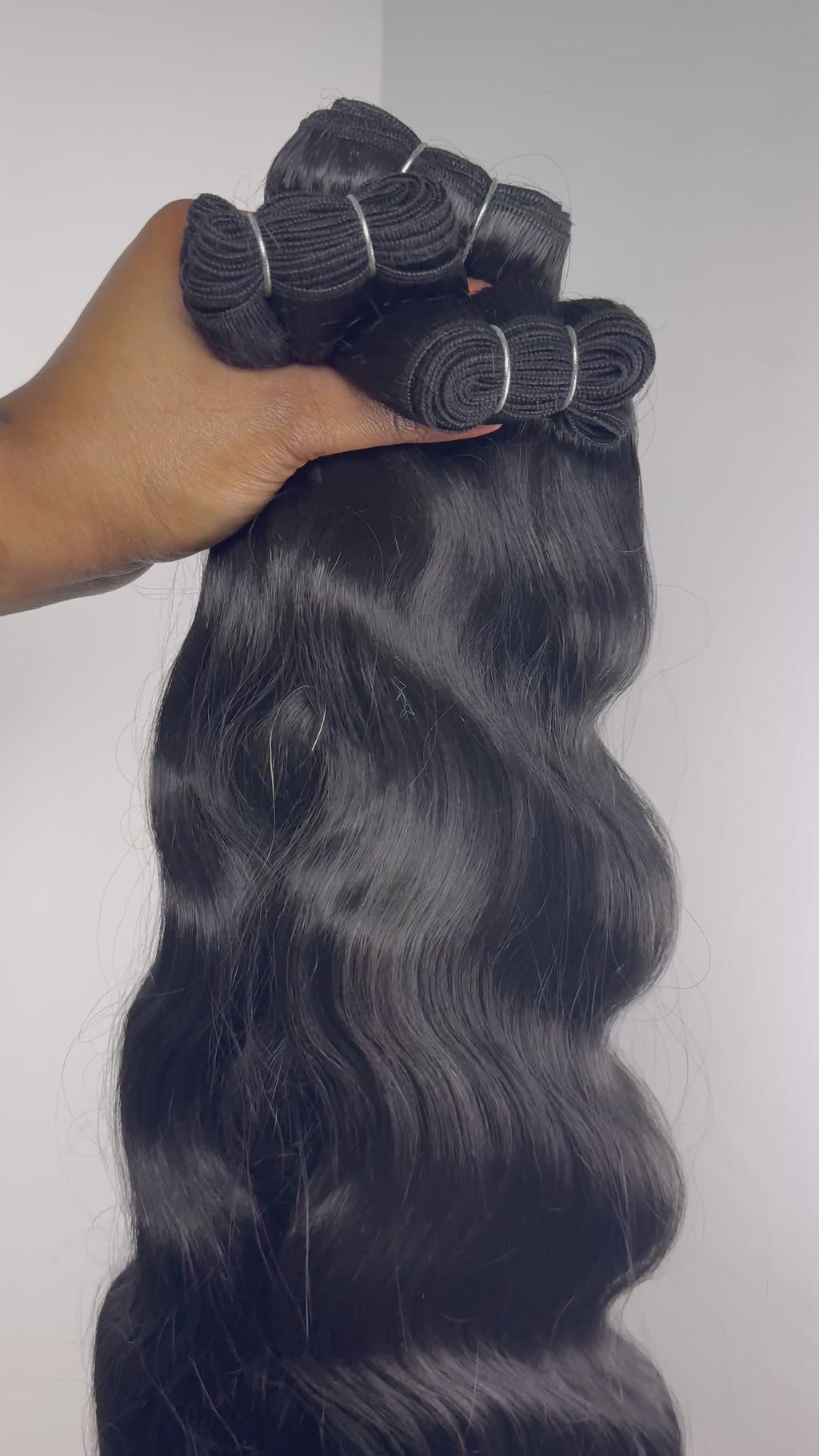 Bundles wavy noire