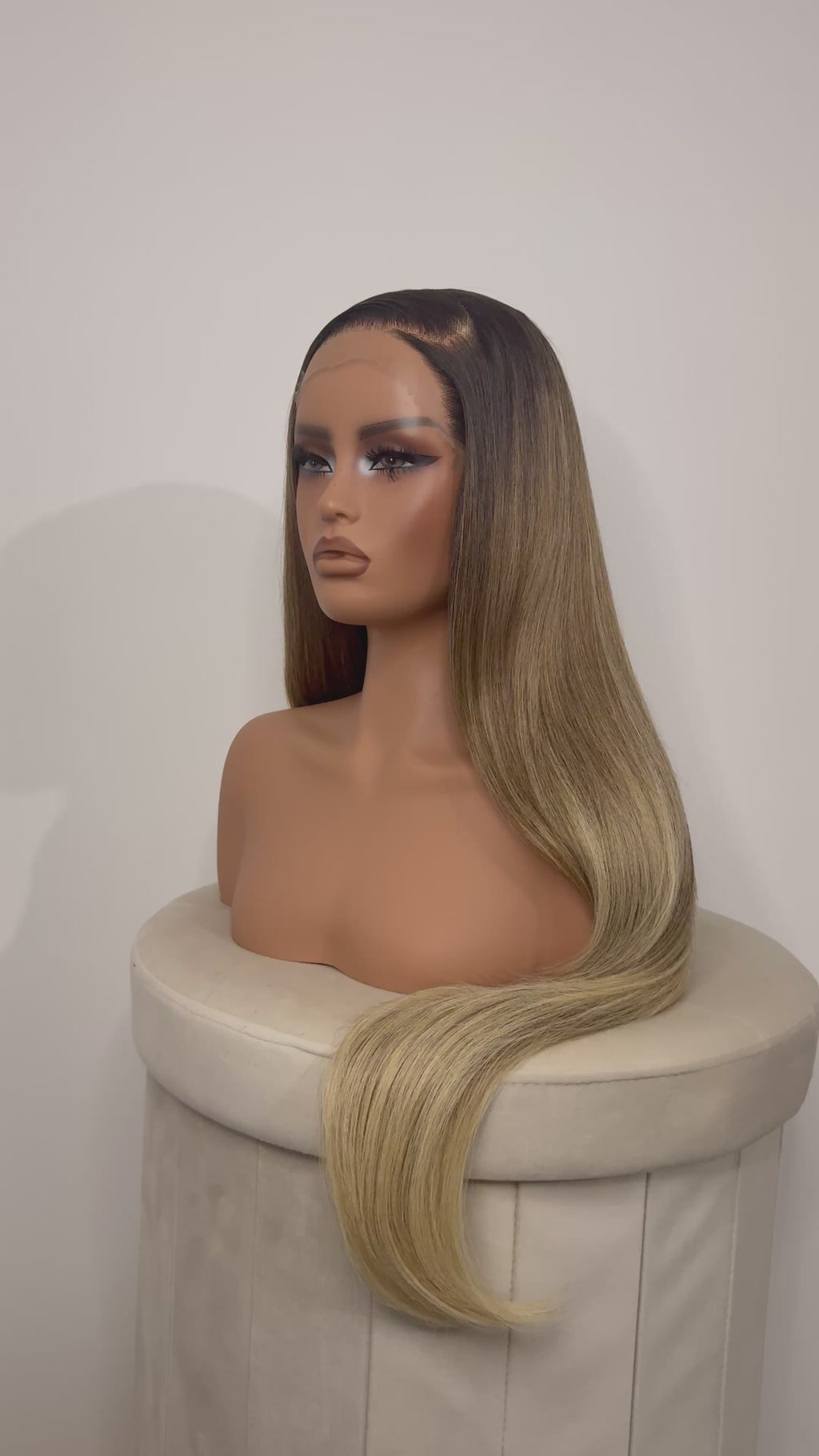 Golden ombre